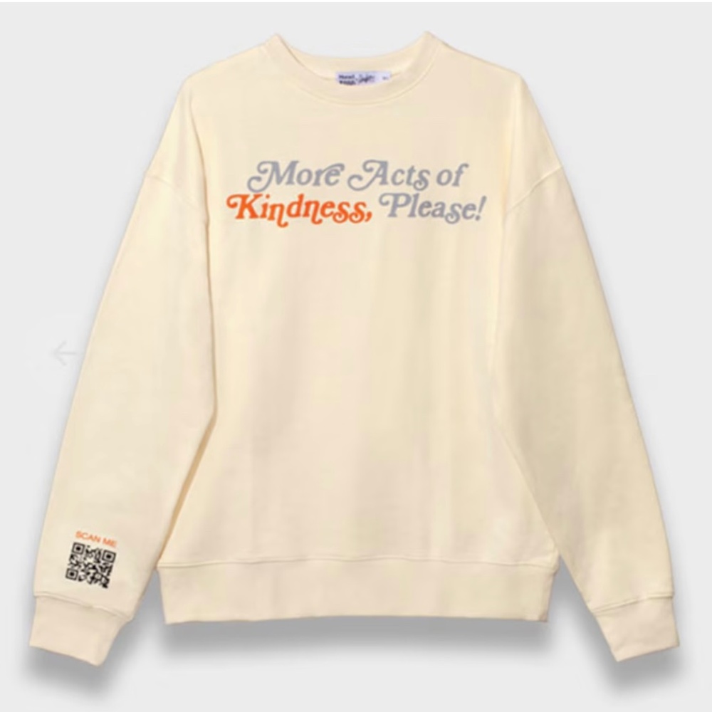Murad Crewneck Sweatshirt S/M Beige Excellent Conditions